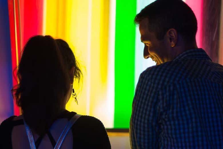Une des salles interactives de l'Exploratorium