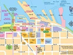 Carte de Fishermans Wharf